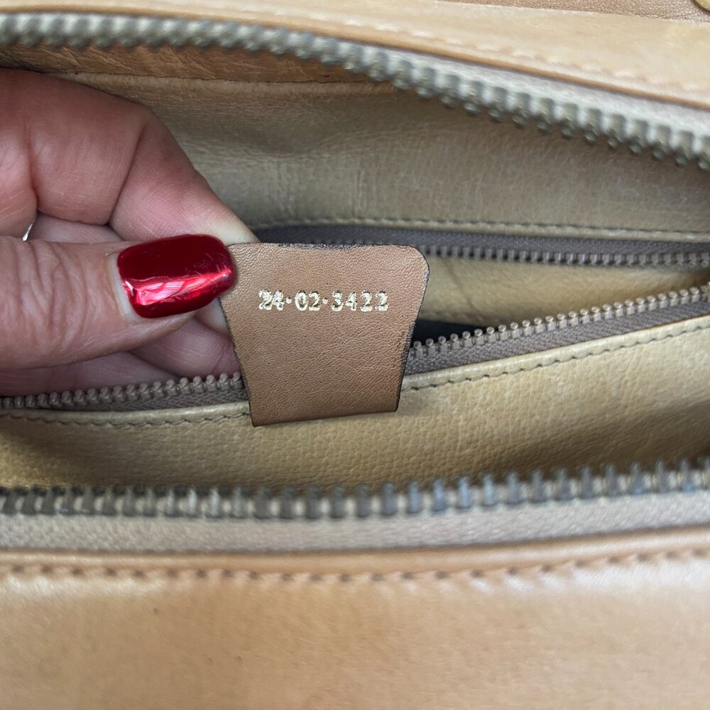 Gucci Micro GG Monogram canvas/leather vintage handbag - Picture 5 of 14